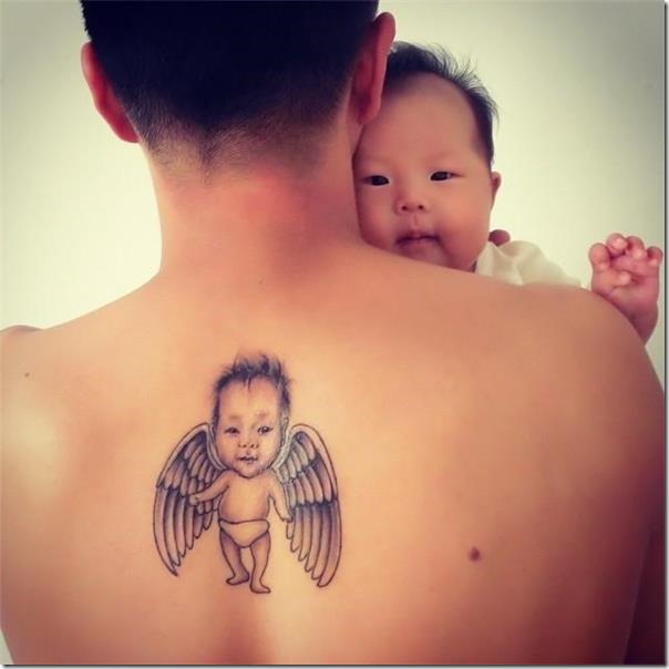 Household tattoos that characterize the union of family members