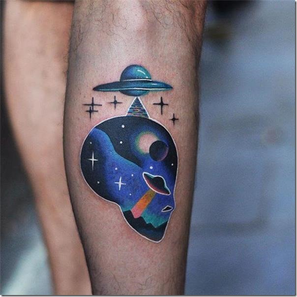 Males's Tattoos on the Leg (finest pictures!)