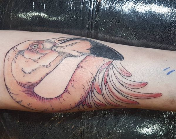 11 totally different lovely flamingo tattoos and their meanings