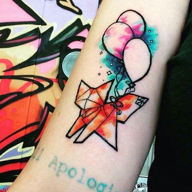 70 Balloon Tattoos