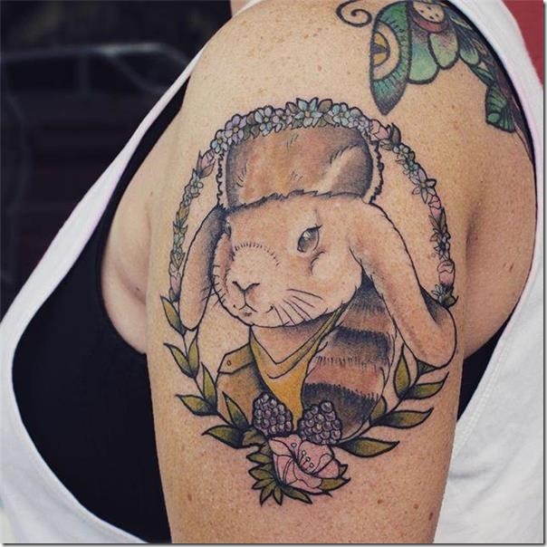 Stunning and galvanizing rabbit tattoos