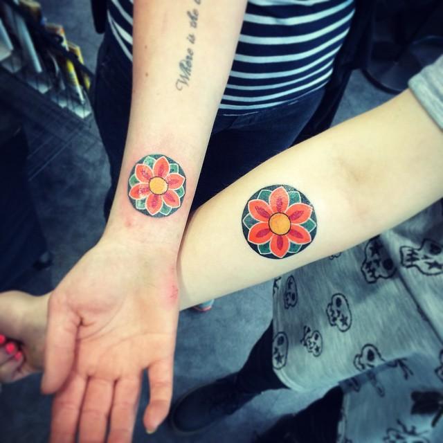 80 Tattoos of friendship for many who share confidences