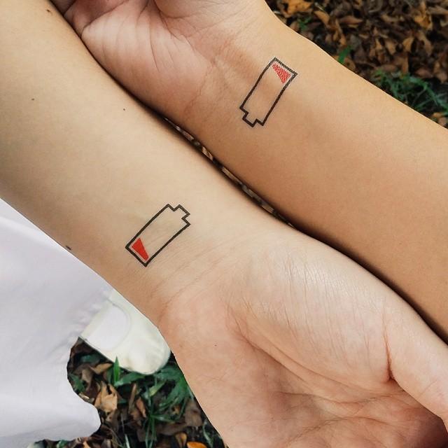 80 Tattoos of friendship for many who share confidences