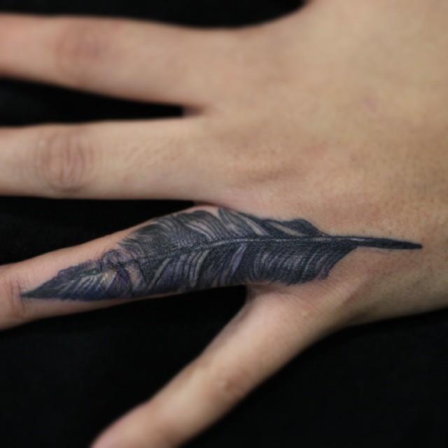 70 Feather Tattoos