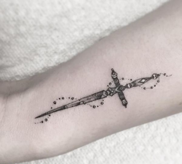 20 sword tattoo motifs and their symbolic which means