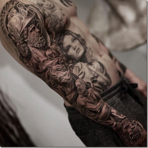 Excellent Manga Tattoos for Males Fashionable
