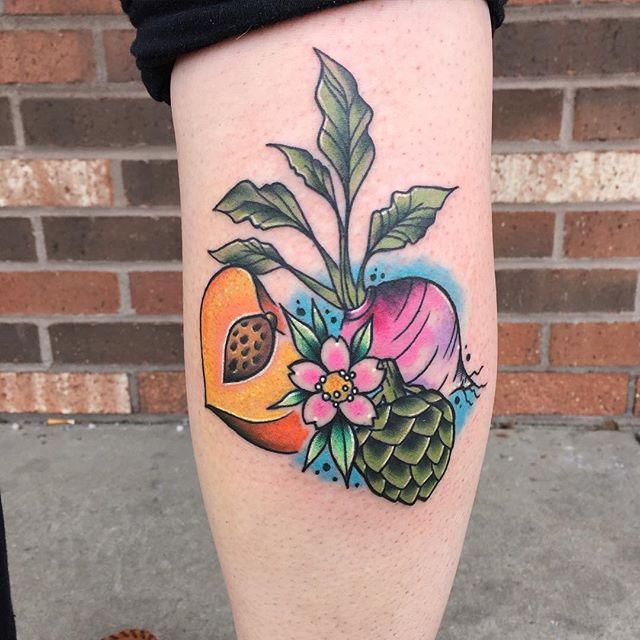 65 Tattoos for Meals and Gastronomy Lovers