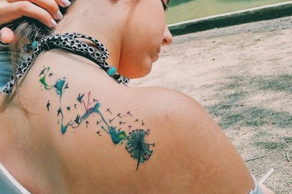 Dandelion (dandelion) tattoo - that means and 20 cool designs