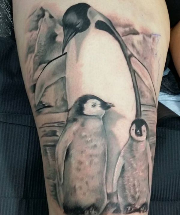 Penguin Tattoo - 22 cute concepts with which means