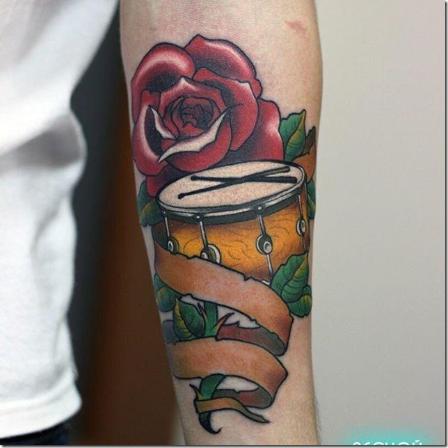 55 music tattoos and declare your love