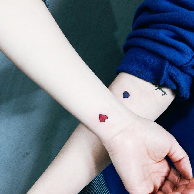 80 Tattoos of friendship for many who share confidences