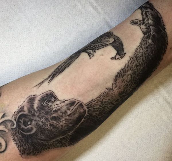 18 gorilla tattoos and their meanings