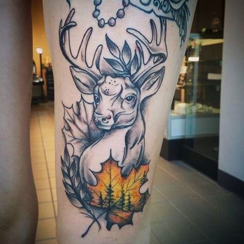 20 deer tattoo concepts - footage and which means