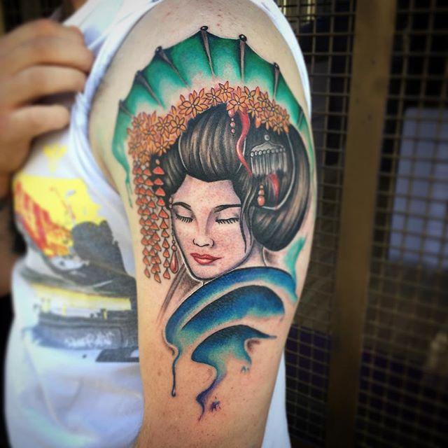 65 Stunning and Inspiring Geisha Tattoos