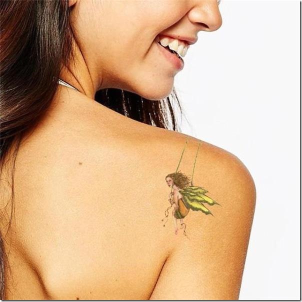 Lovely and galvanizing fairy tattoos