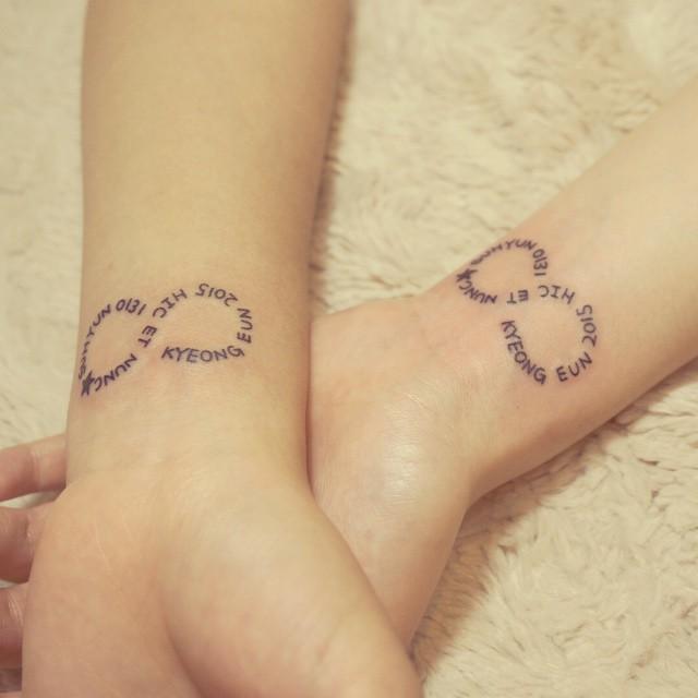 80 Tattoos of friendship for many who share confidences