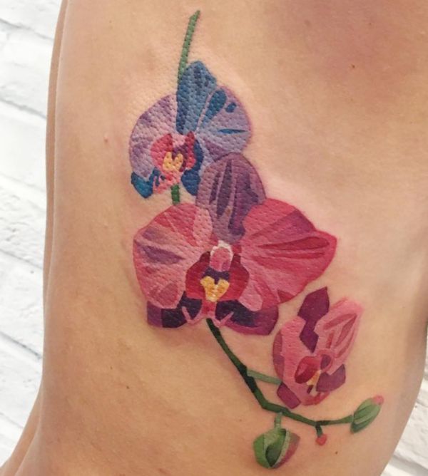 Orchid Tattoos - 25 Concepts, Meanings and Designs