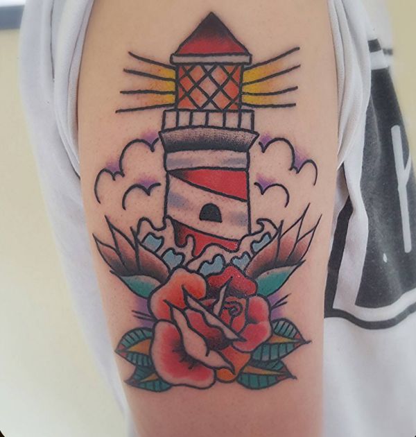 Lighthouse tattoo motifs, concepts and meanings