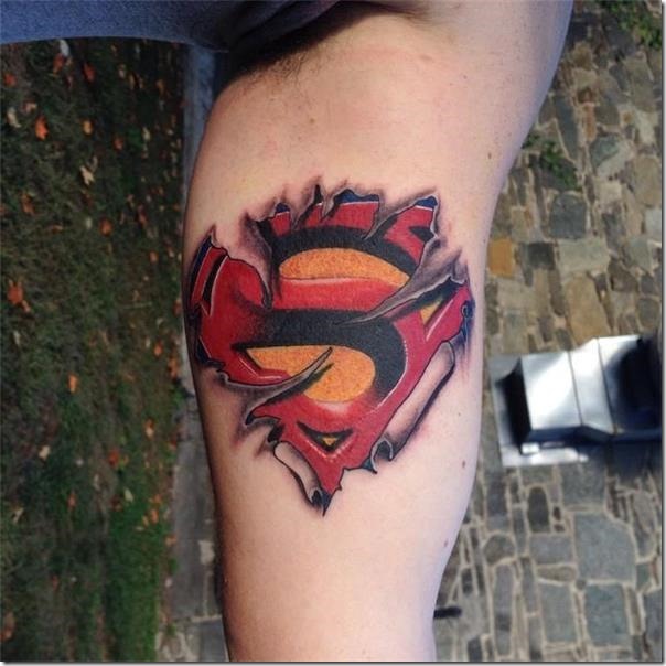 55 wonderful Superman tattoos and get impressed - Nexttattoos