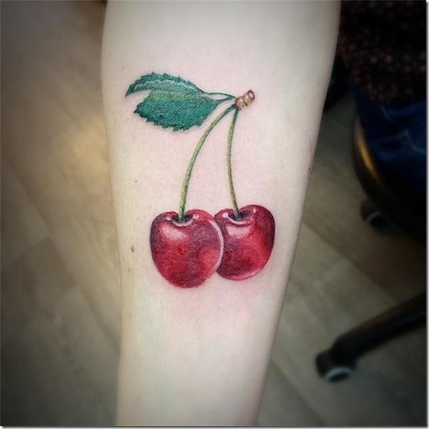 Superb and galvanizing cherry tattoos