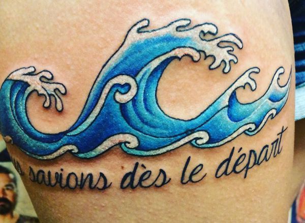 Water and waves tattoos: meanings and designs