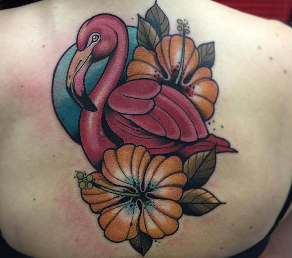 11 totally different lovely flamingo tattoos and their meanings