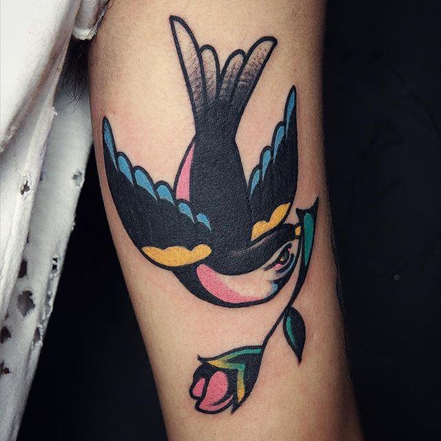 60 Swallow Tattoos