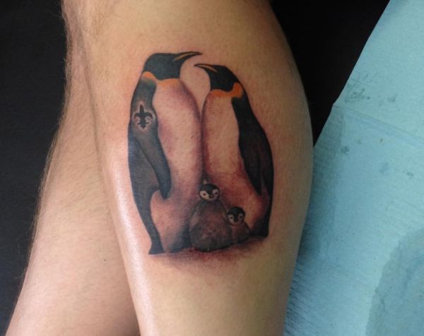 Penguin Tattoo - 22 cute concepts with which means