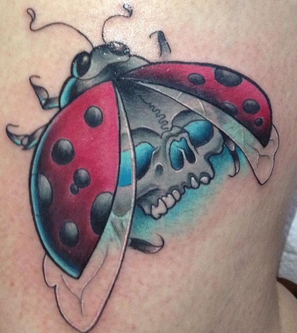 18 cute ladybug tattoo concepts - footage and which means