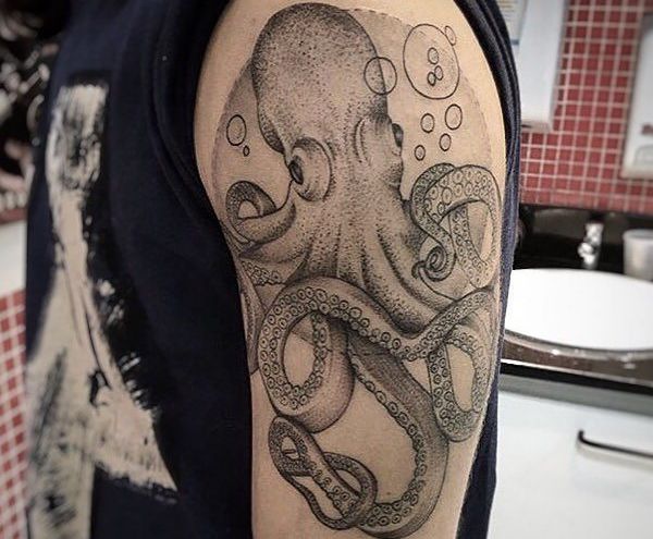 Octopuses and squid tattoos and their which means