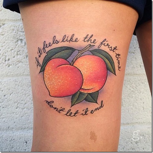 Tattoos for lovers of meals and gastronomy