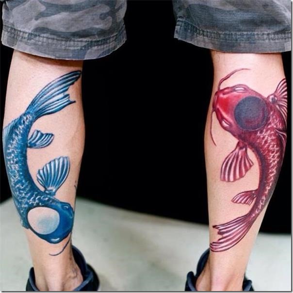 Tattoos of gorgeous and galvanizing carps