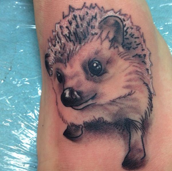 Hedgehog tattoo designs with meanings - 20 concepts