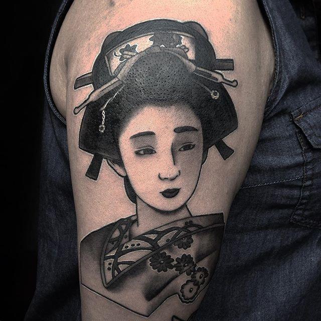 65 Stunning and Inspiring Geisha Tattoos