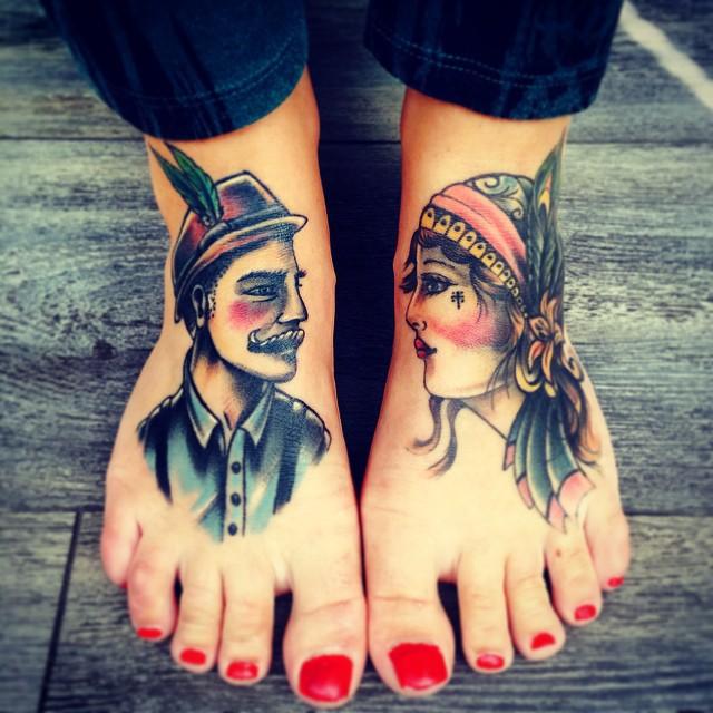 100 Tattoos on the Foot - Stunning and Inspiring Photographs