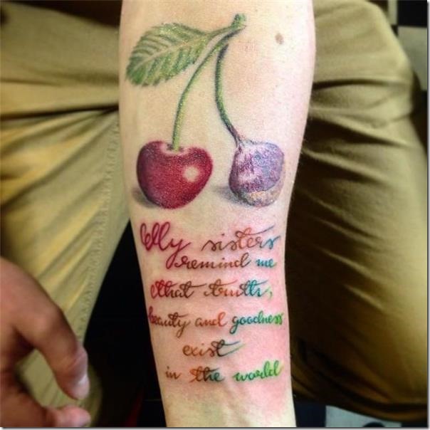 Superb and galvanizing cherry tattoos