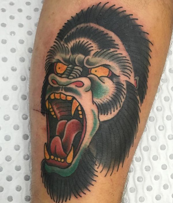 18 gorilla tattoos and their meanings