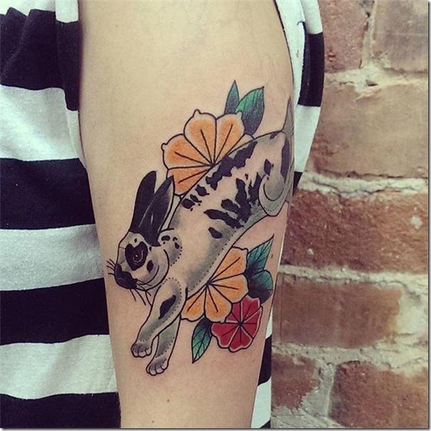 Stunning and galvanizing rabbit tattoos