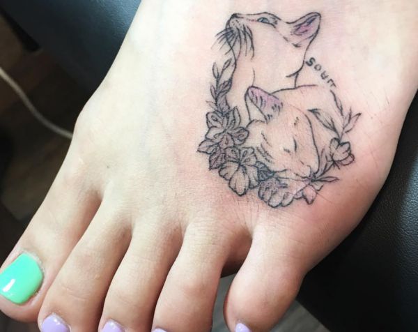 30 Katzen Tattoo Konzepte mit Bedeutungen