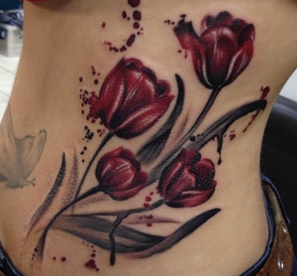 24 stunning tulip tattoos and their meanings