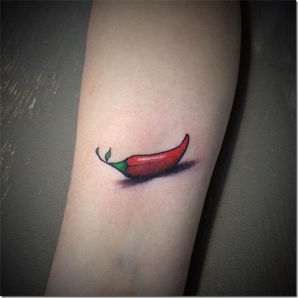 Inventive and provoking pepper tattoos