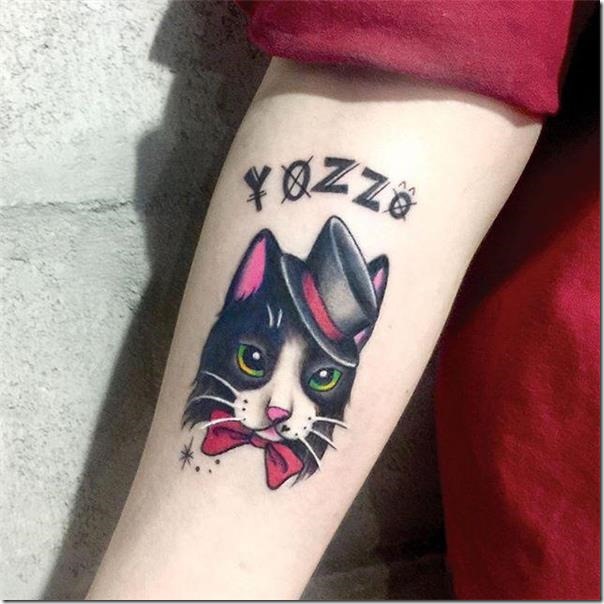 Tattoos for cat lovers