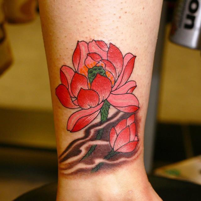 65 Stunning and Inspiring Lotus Flower Tattoos