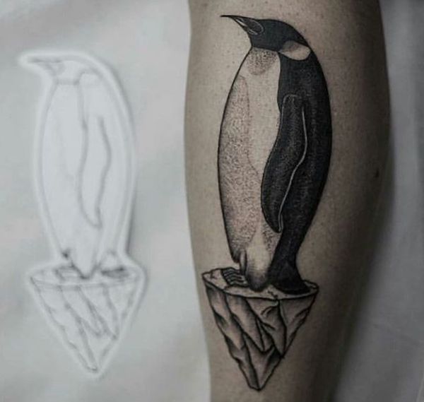 Penguin Tattoo - 22 cute concepts with which means