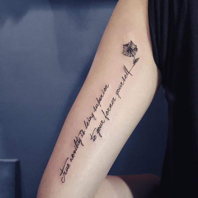 180 Delicate Feminine Tattoos - Lovely Photos