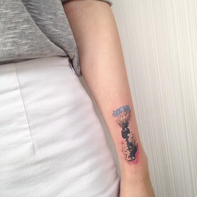 130 Feminine Tattoos on Arm