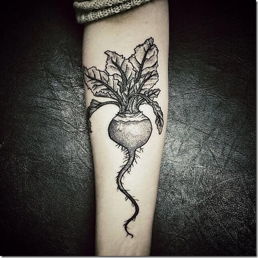 Tattoos for lovers of meals and gastronomy