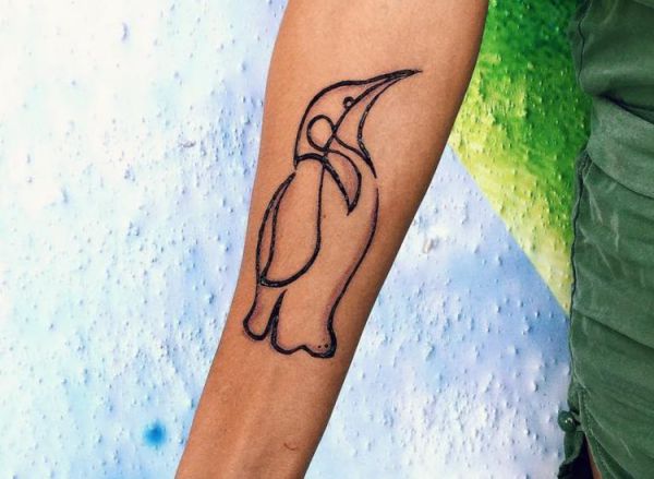 Penguin Tattoo - 22 cute concepts with which means