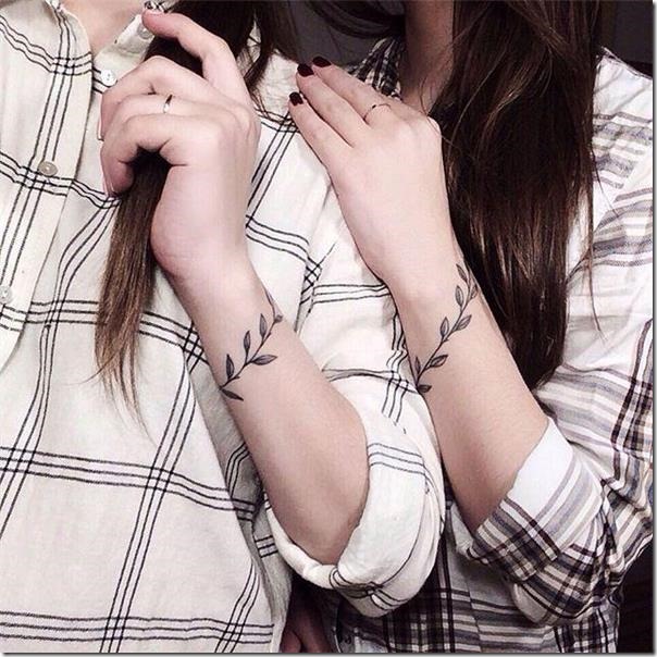 Friendship tattoos for many who share confidences