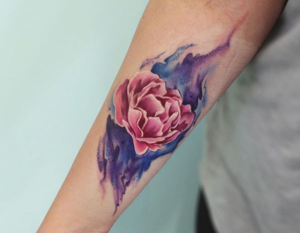 Peonies Tattoos: 21 concepts with which means